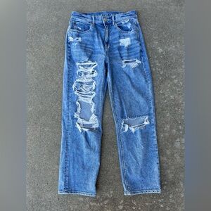 American Eagle Highest Rise 90s Boyfriend Distressed Jeans